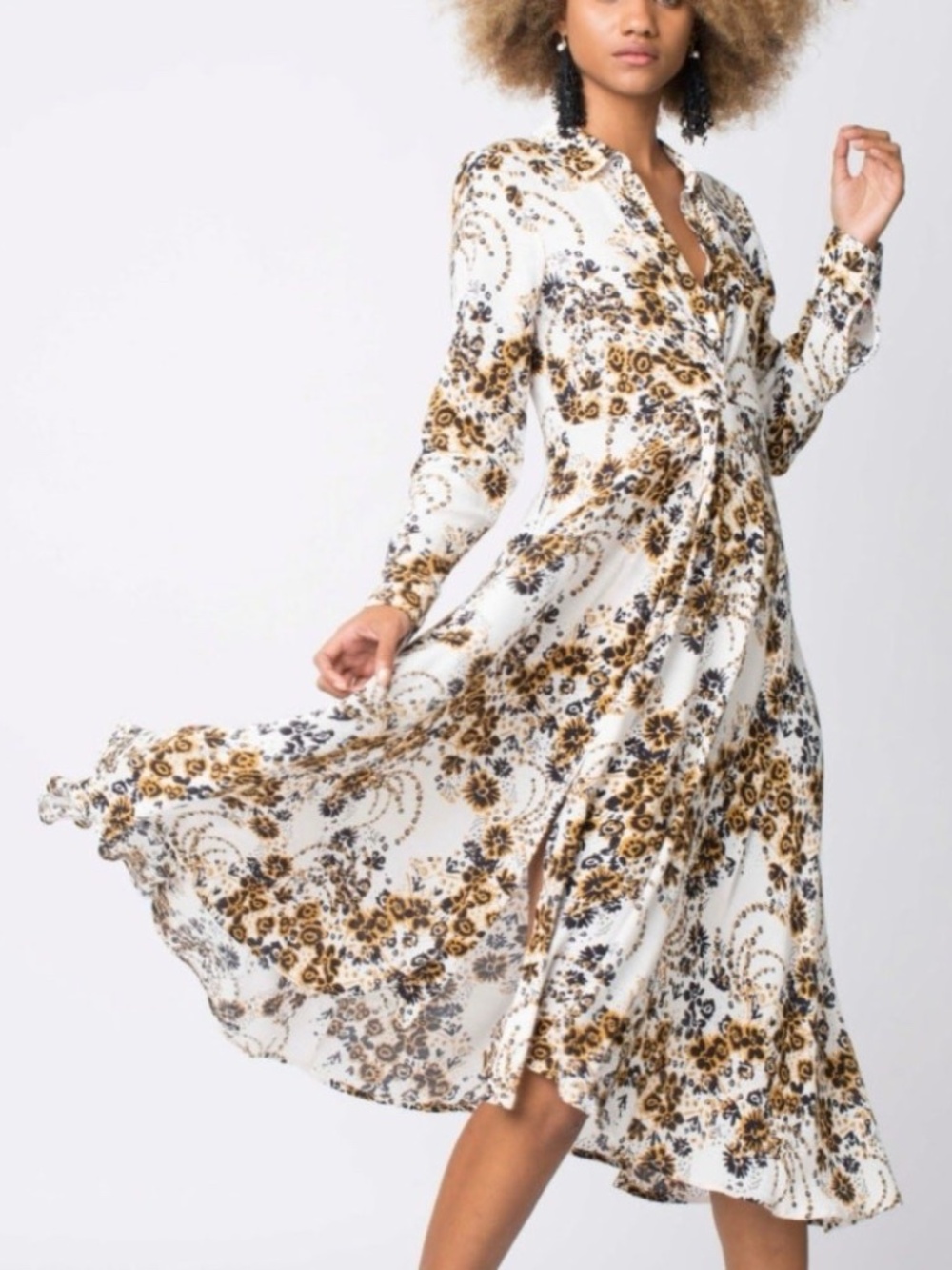 Free people fall floral Dress